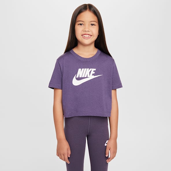 Purple nike crop top 2025